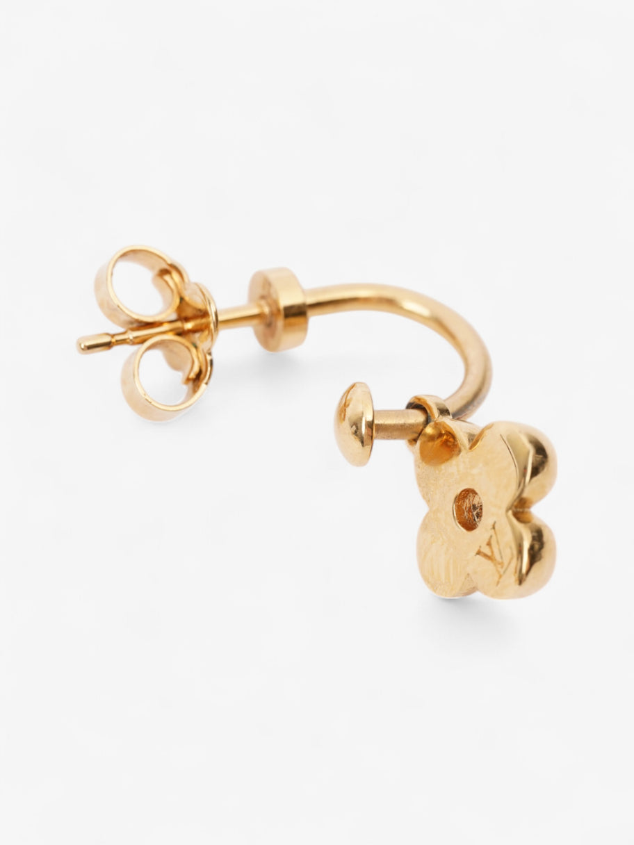 Louis Vuitton Dreille Blooming Piercing Earrings Gold Gold Plated Image 4