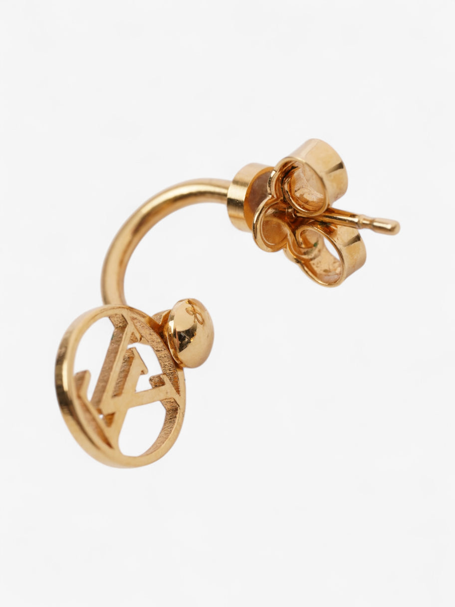 Louis Vuitton Dreille Blooming Piercing Earrings Gold Gold Plated Image 5