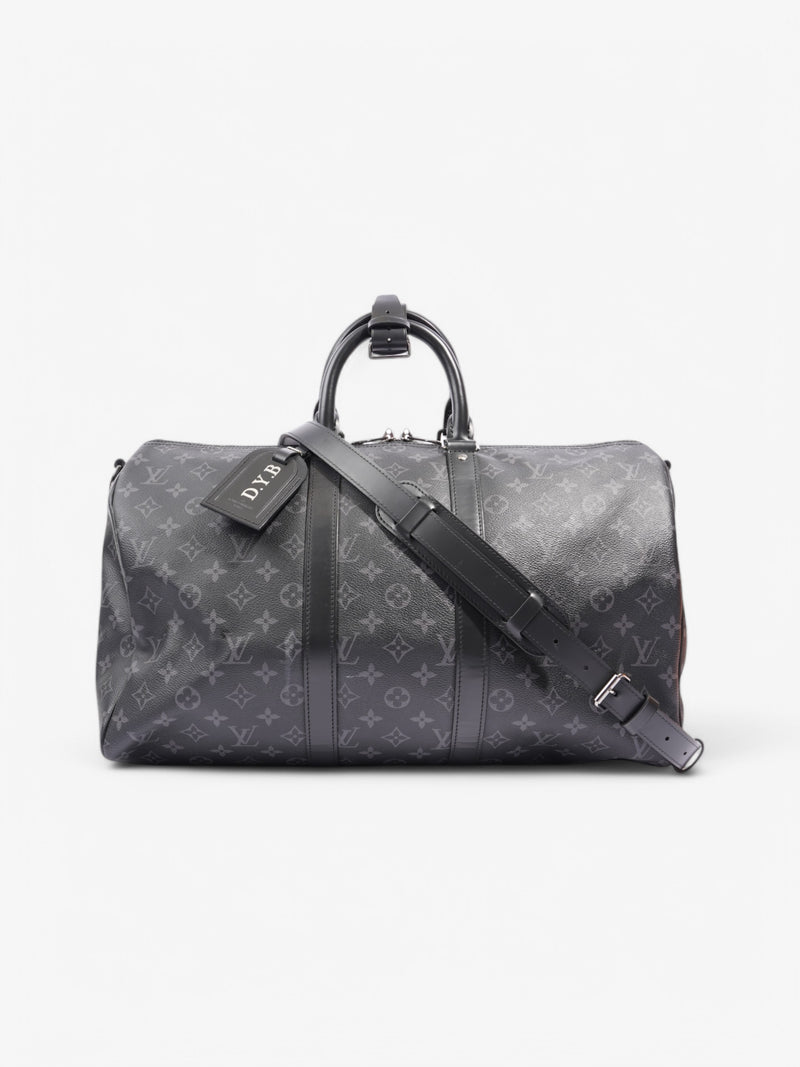  Louis Vuitton Keepall Bandouliere Monogram Eclipse Coated Canvas 45