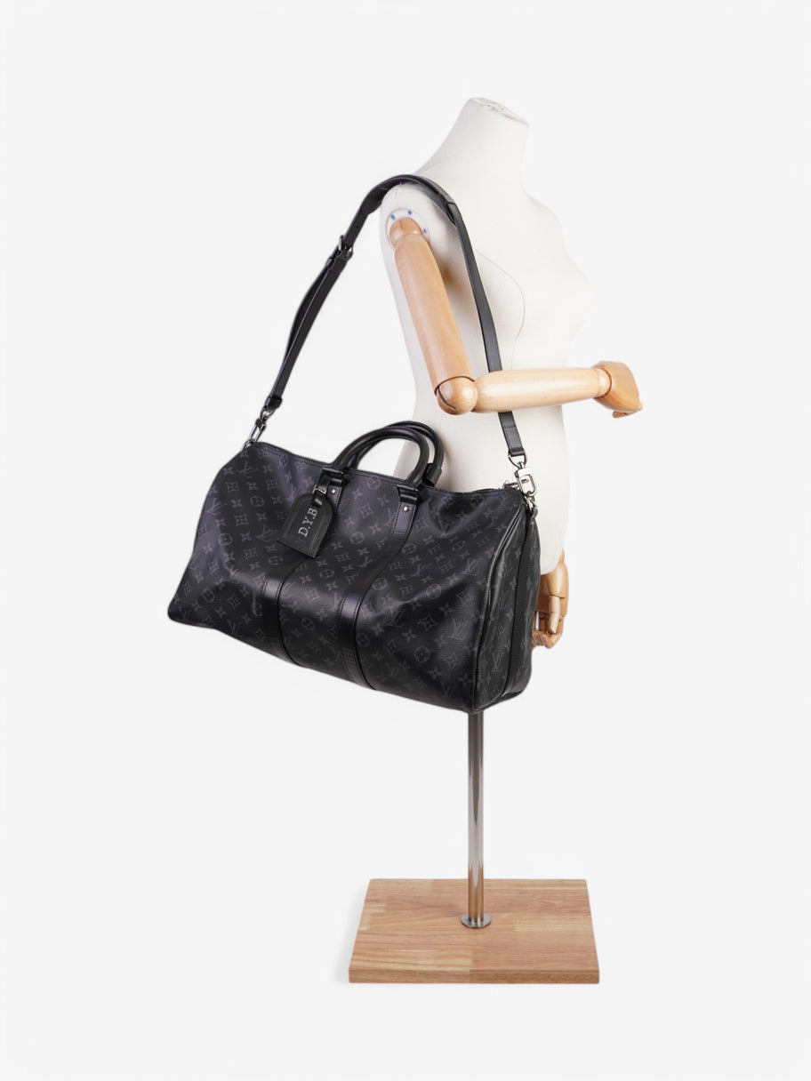 Louis Vuitton Keepall Bandouliere Monogram Eclipse Coated Canvas 45 Image 2