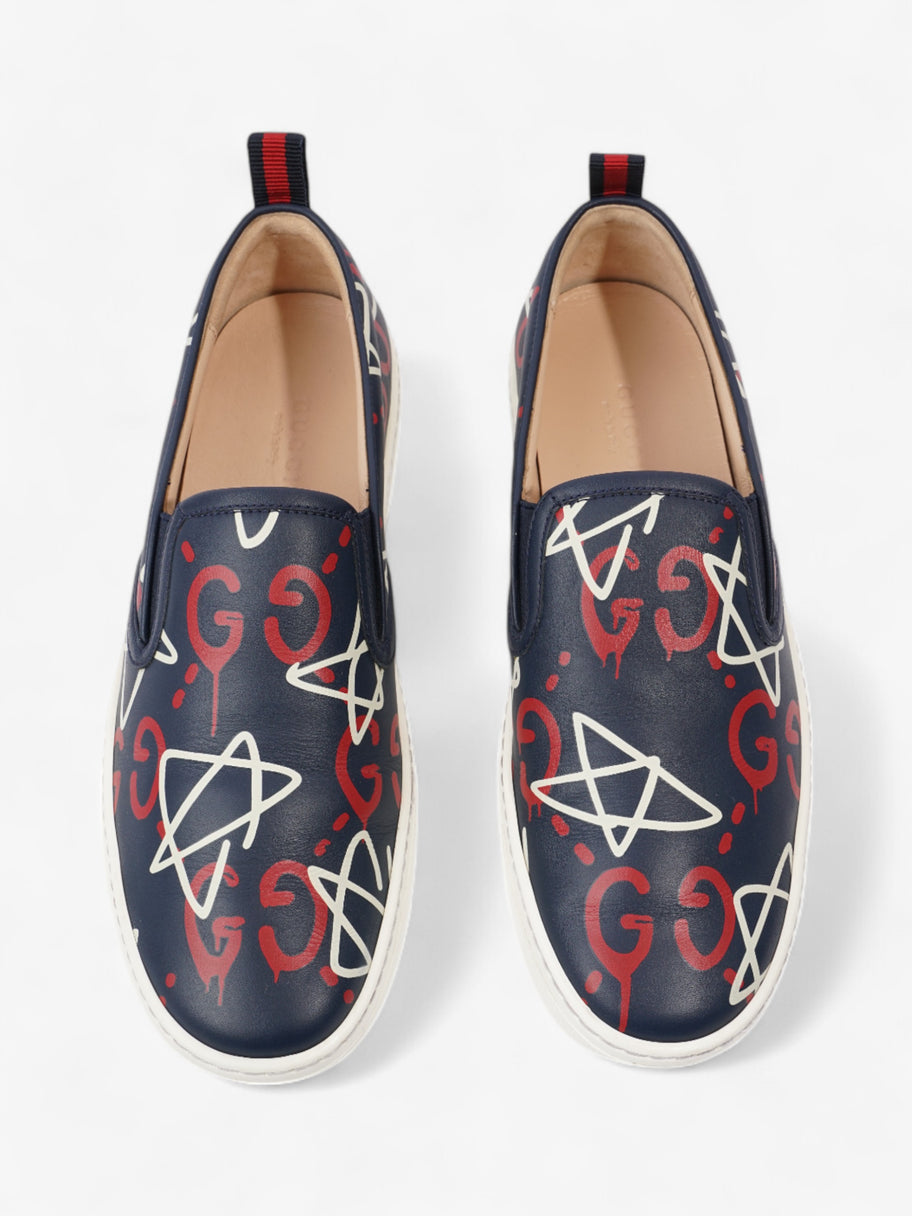 Gucci GG Star Sneakers Navy / Red / White Leather EU 38.5 UK 5.5 Image 8
