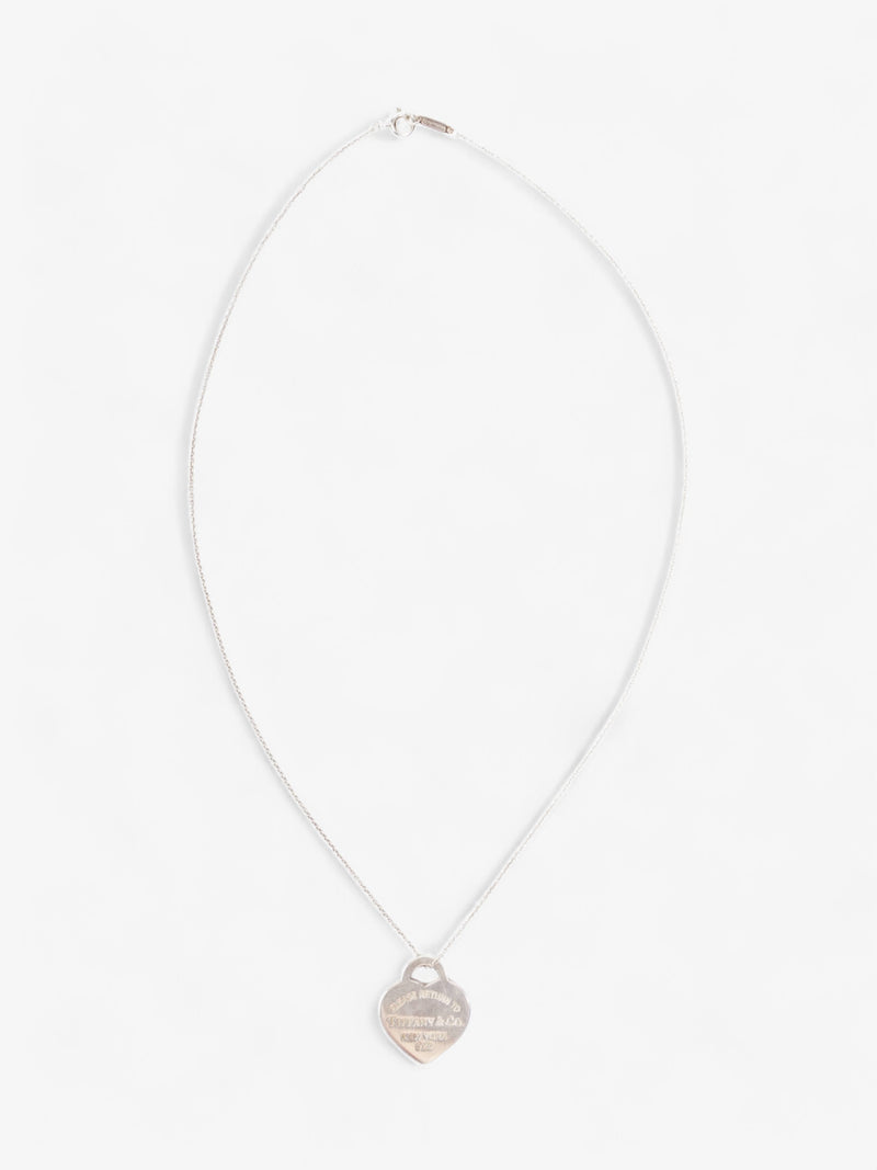  Tiffany and Co Return To Tiffany Heart Tag Pendant Silver Silver Sterling