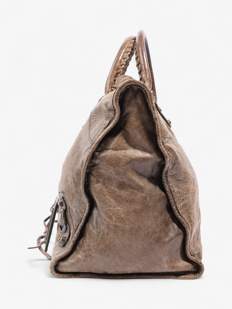Balenciaga Work large City bag Brown Leather Image 3