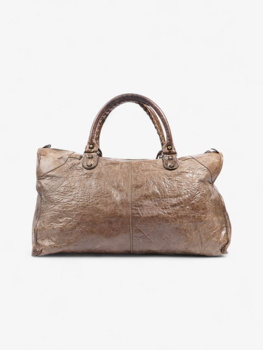 Balenciaga Work large City bag Brown Leather Image 4