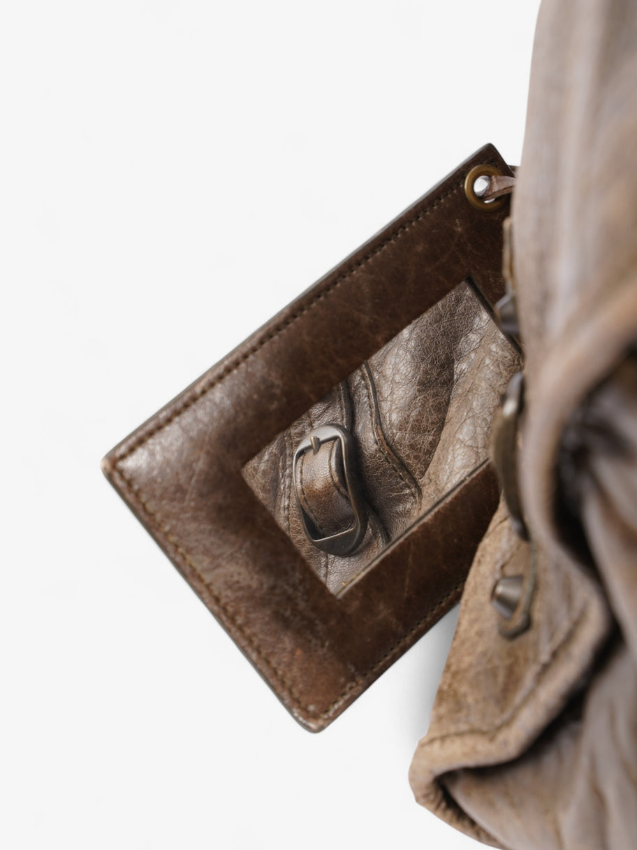 Balenciaga Work large City bag Brown Leather Image 8