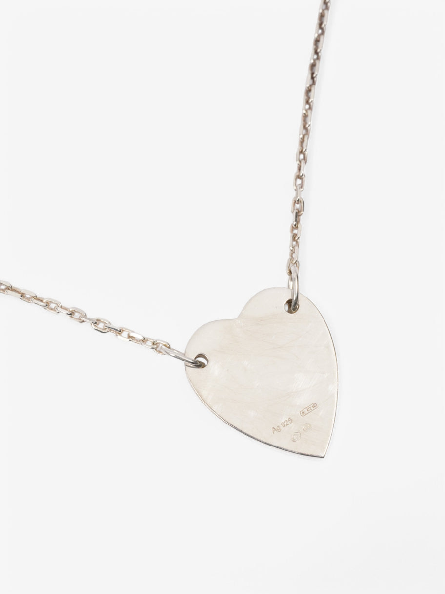 Gucci Heart Necklace Silver Silver Sterling Image 4