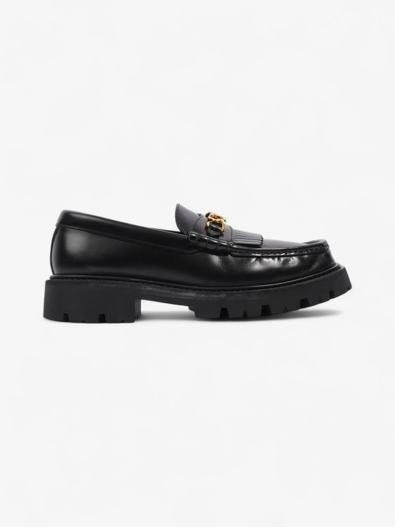  Celine Margaret Loafers Black Leather EU 37.5 UK 4.5