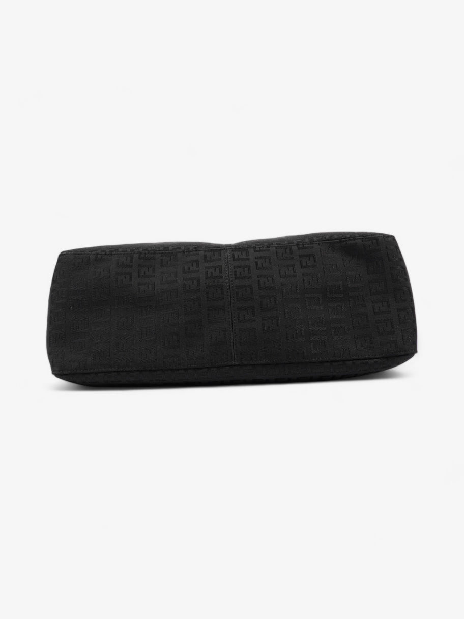 Fendi Zucca Tote Black Canvas Image 6