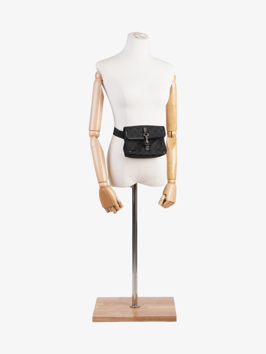 Gucci GG Jackie Belt Bag Black Canvas Image 2