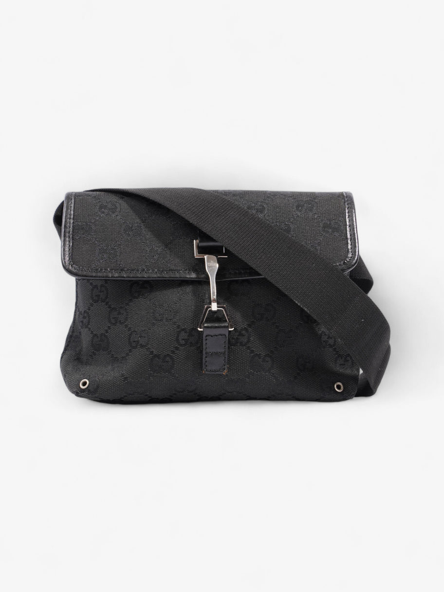Gucci GG Jackie Belt Bag Black Canvas Image 1