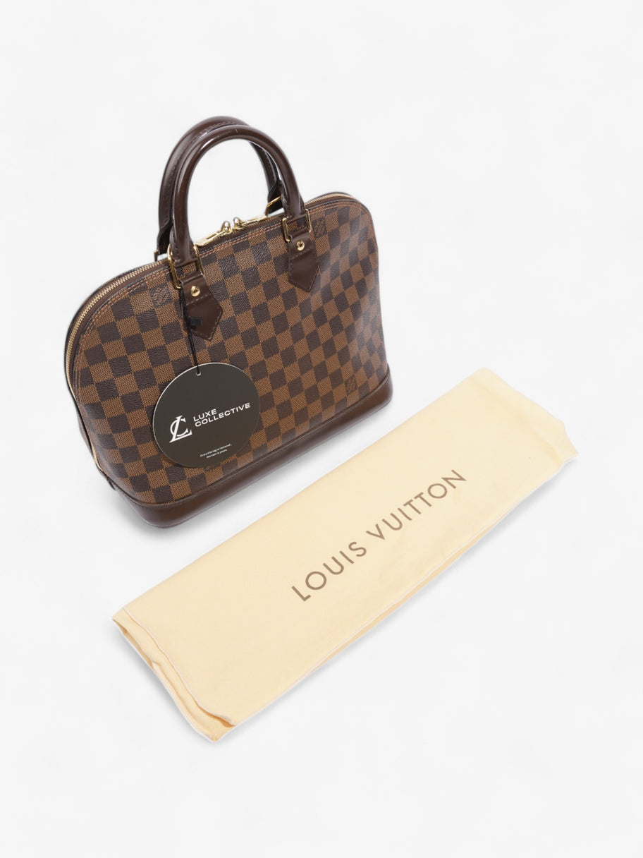 Louis Vuitton Alma Damier Ebene Coated Canvas PM Image 10