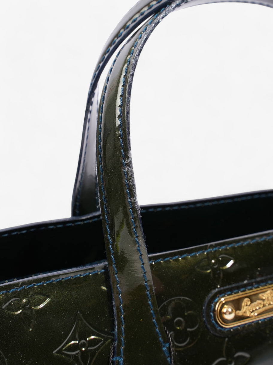 Louis Vuitton Wilshere Monogram Vernis / Dark Green Vernis Leather PM Image 11