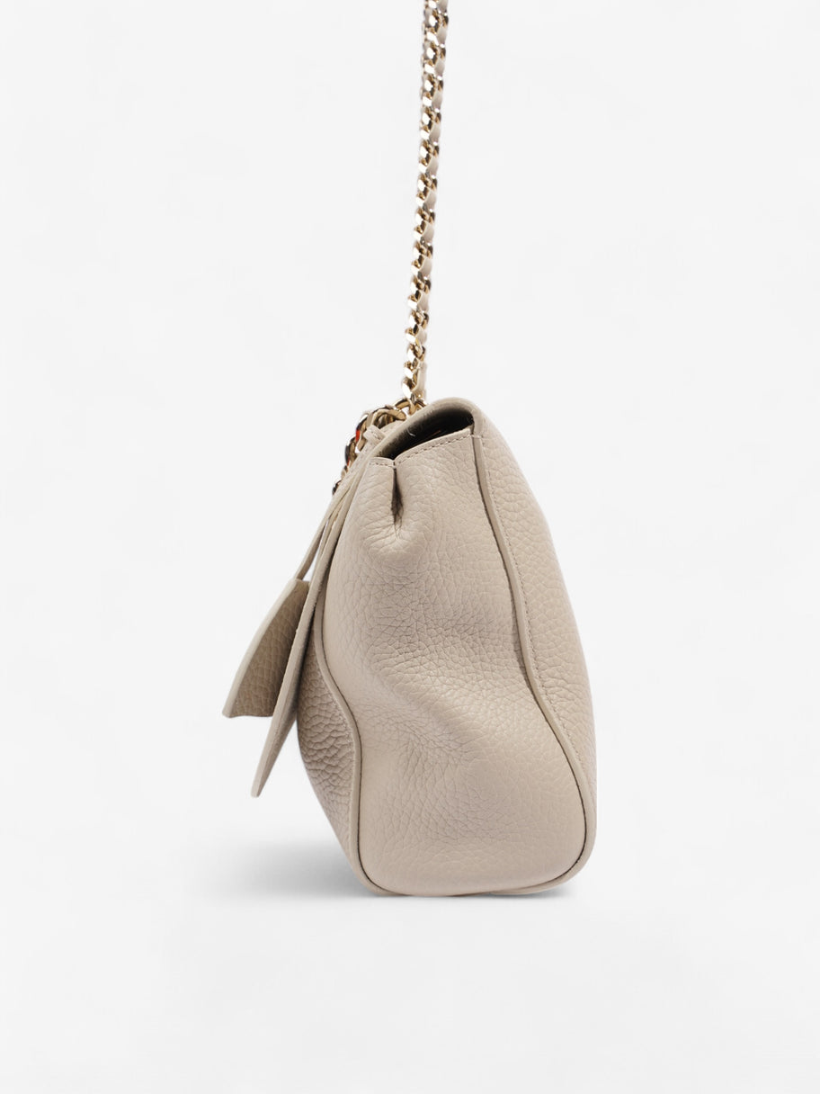 Mulberry Lily Top Handle Chalk Grained Leather Medium Image 3