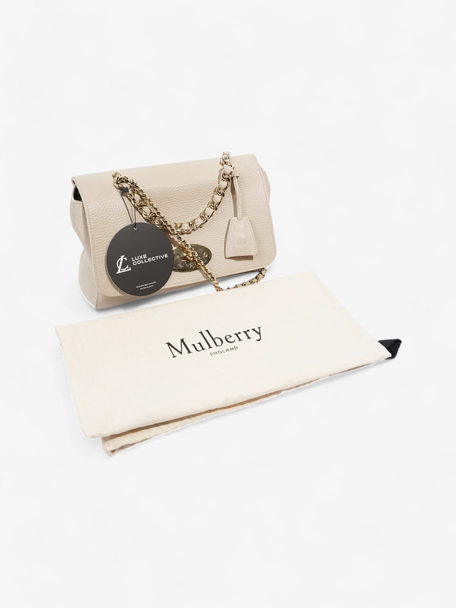 Mulberry Lily Top Handle Chalk Grained Leather Medium Image 10