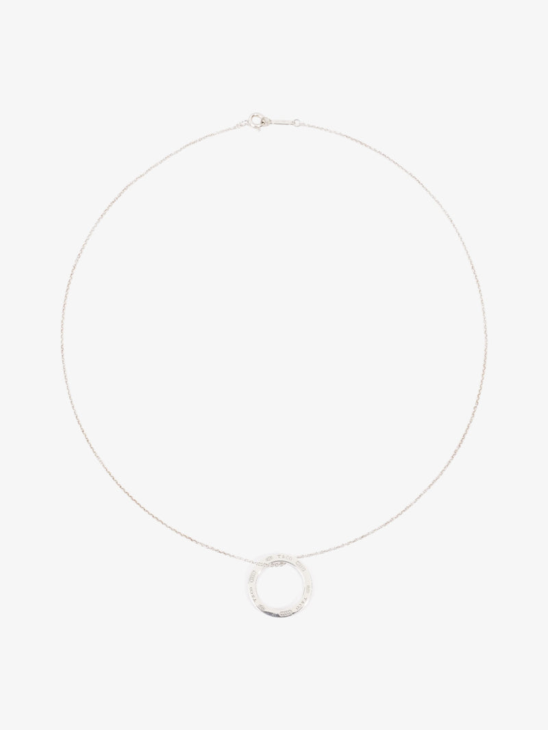  Tiffany and Co 1837 Round Necklace Silver Silver Sterling