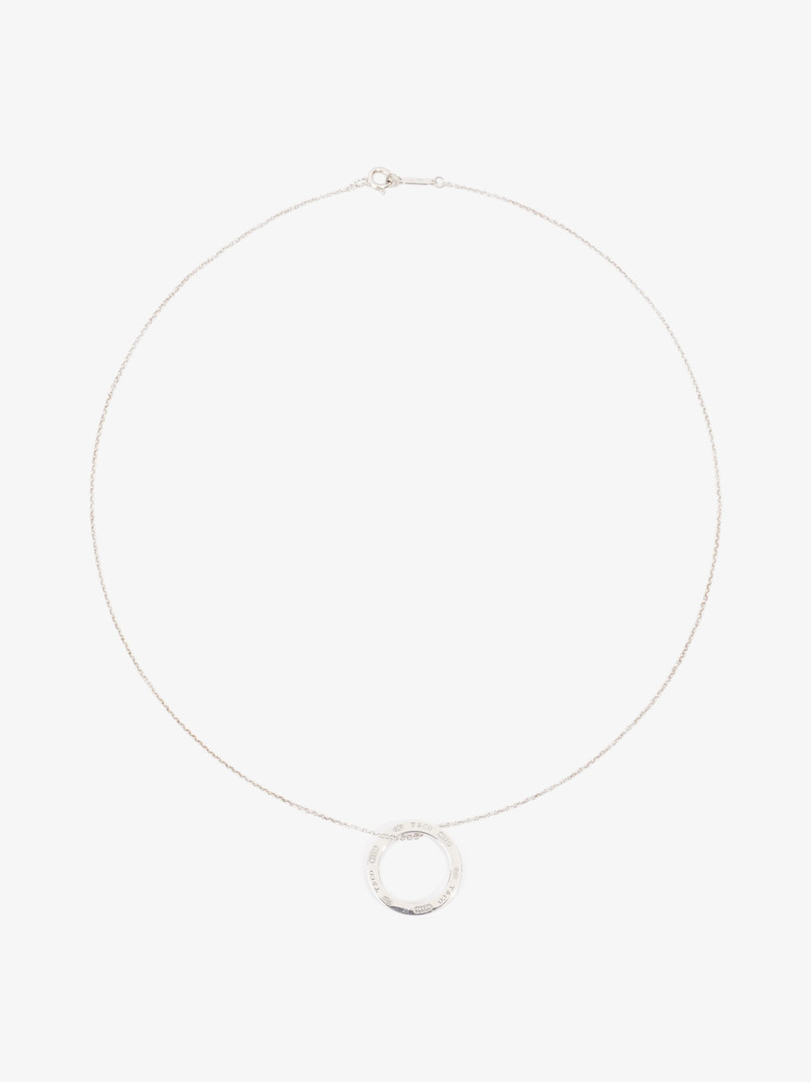 Tiffany and Co 1837 Round Necklace Silver Silver Sterling Image 1