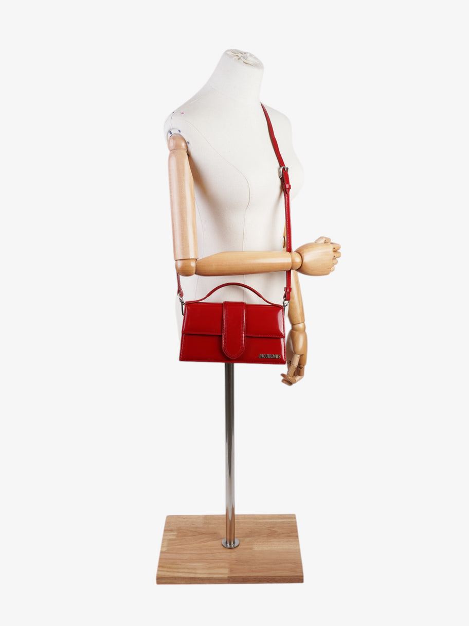 Jacquemus Le Grand Bambino Red Patent Leather Image 2