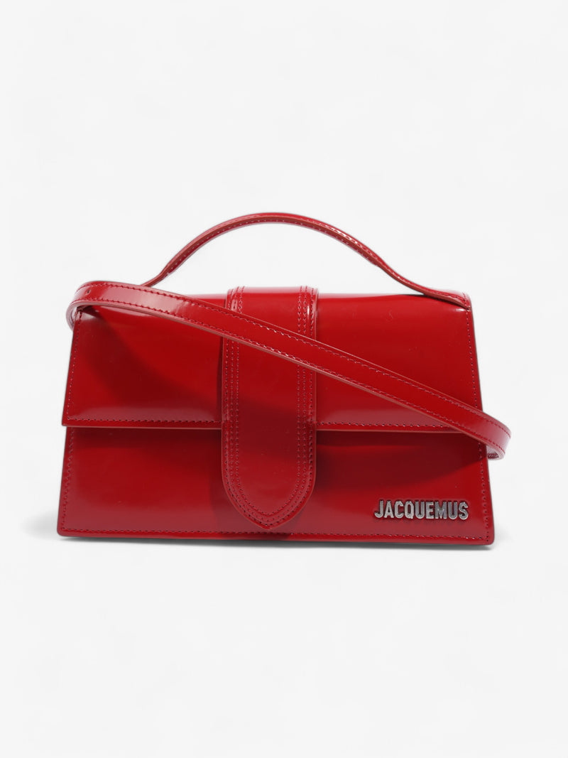 Jacquemus Le Grand Bambino Red Patent Leather