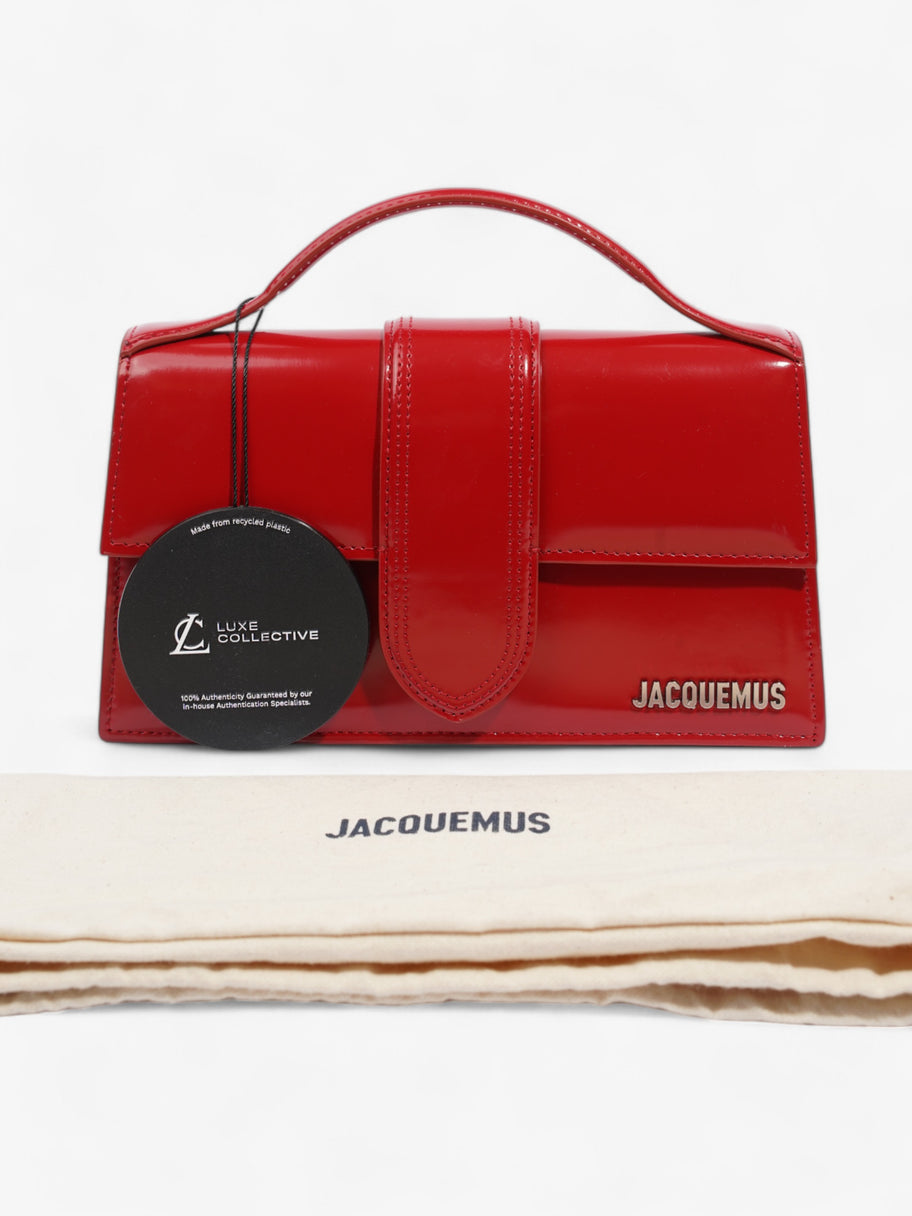 Jacquemus Le Grand Bambino Red Patent Leather Image 9