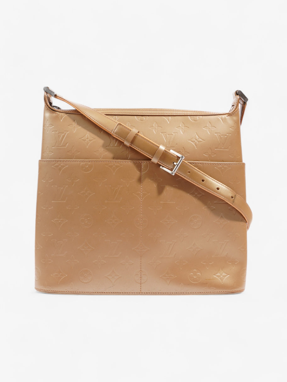 Louis Vuitton Matt Ambre Gold Embossed Leather One size Image 1