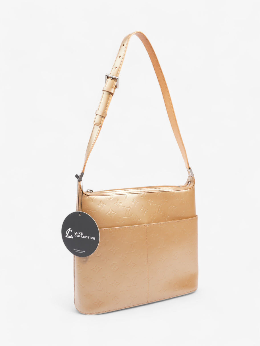 Louis Vuitton Matt Ambre Gold Embossed Leather One size Image 8