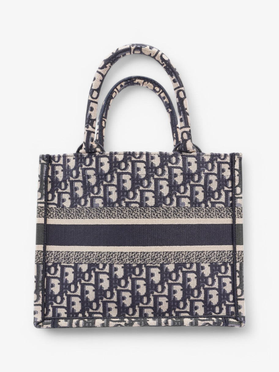 Christian Dior Book Tote Navy / Beige  Canvas Image 4