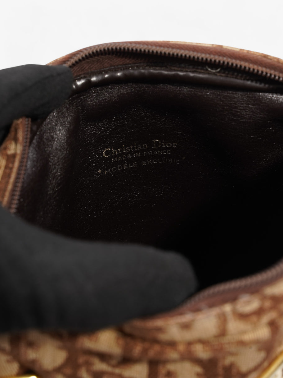 Christian Dior Vintage Trotter Brown Canvas Image 8