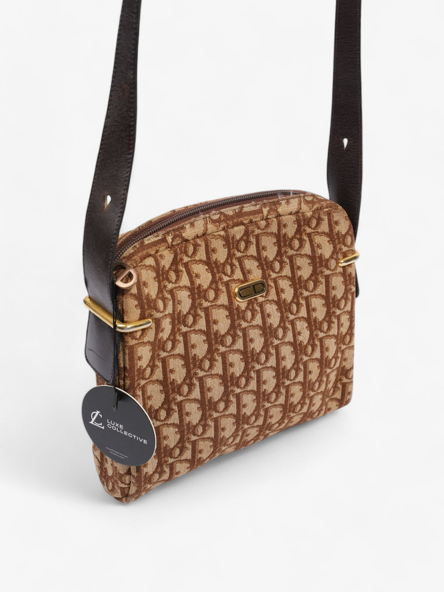Christian Dior Vintage Trotter Brown Canvas Image 10