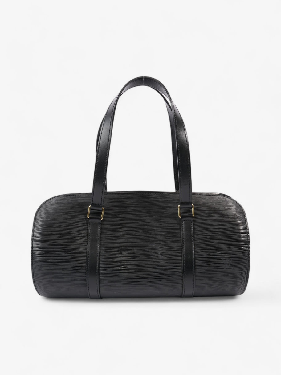 Louis Vuitton Soufflot w/ Pouch Black Calfskin Leather Image 2