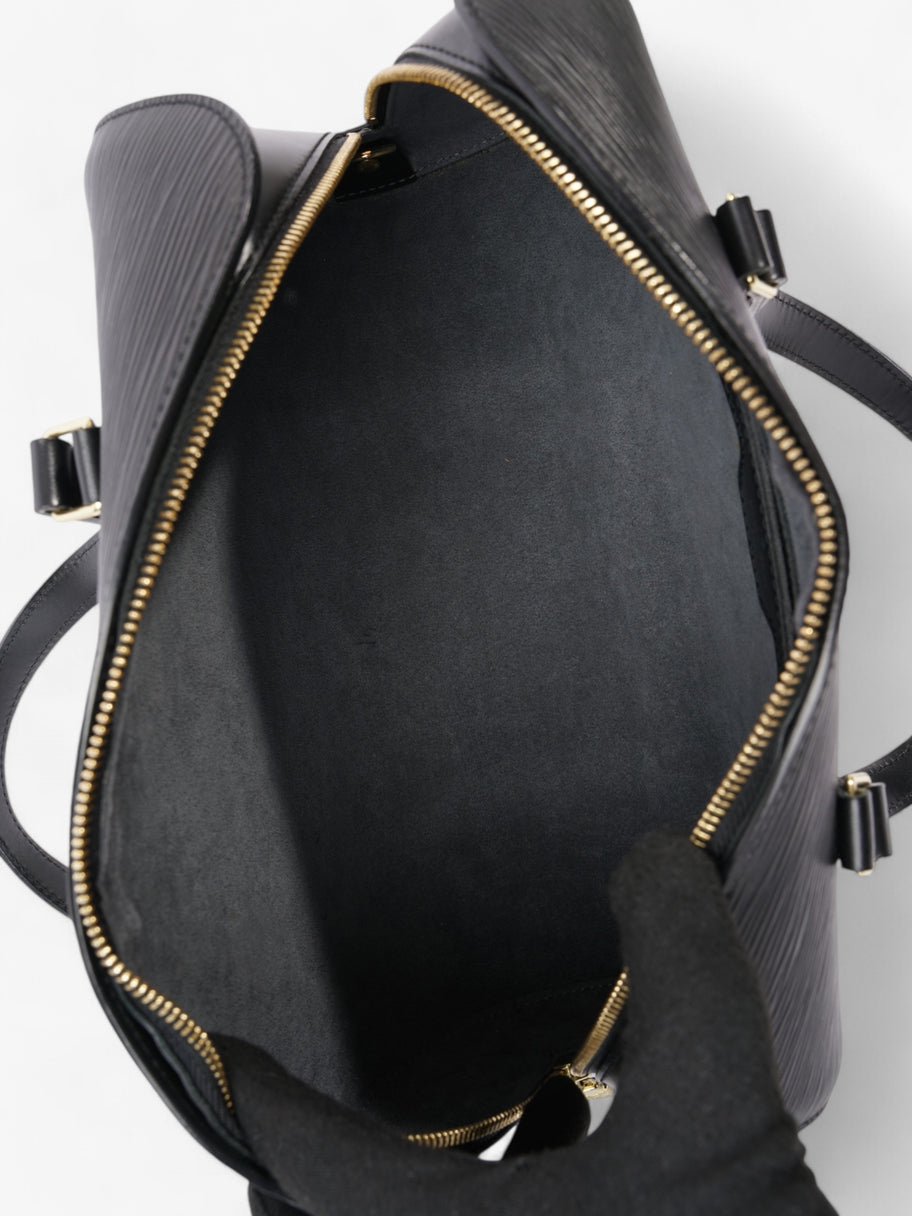 Louis Vuitton Soufflot w/ Pouch Black Calfskin Leather Image 11
