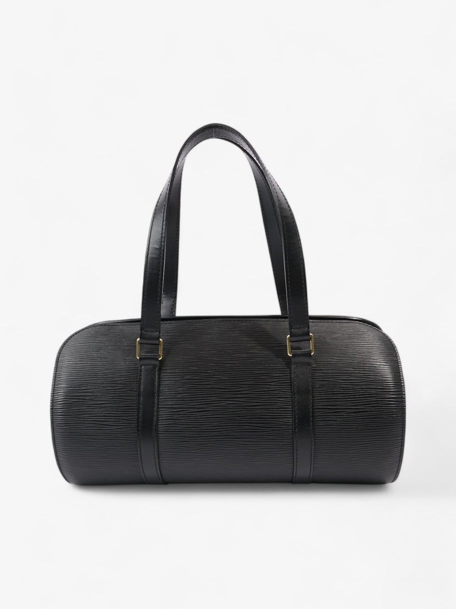 Louis Vuitton Soufflot w/ Pouch Black Calfskin Leather Image 5