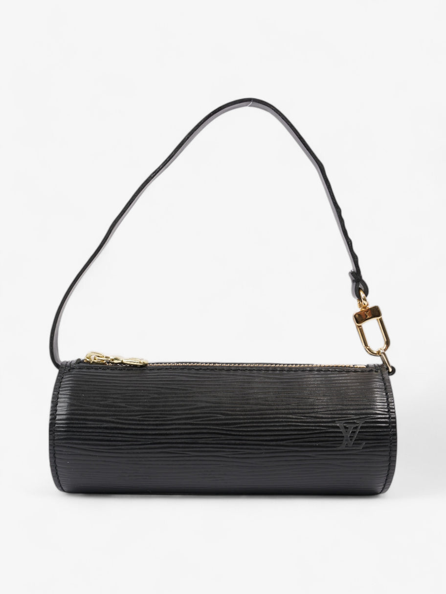 Louis Vuitton Soufflot w/ Pouch Black Calfskin Leather Image 9