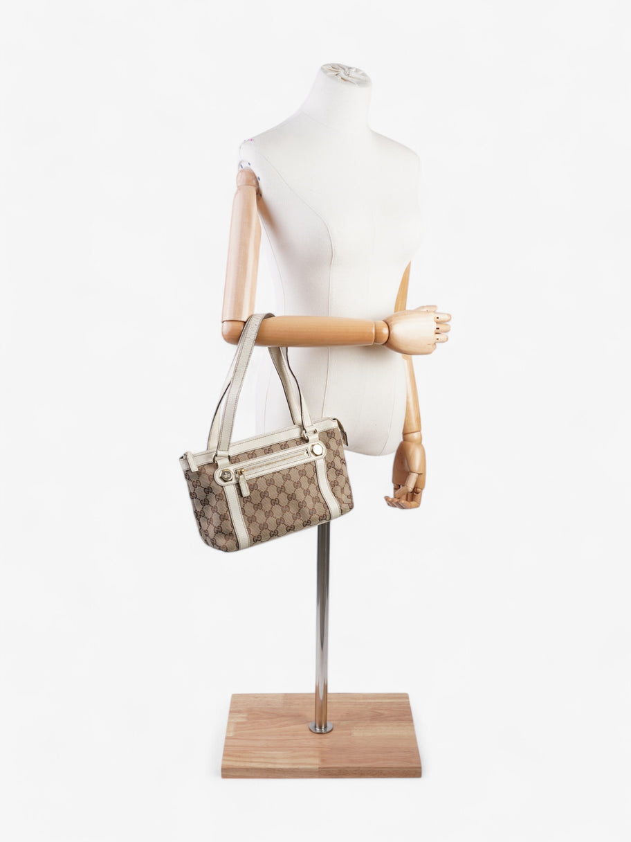 Gucci Charmy GG Supreme / White Canvas Image 2