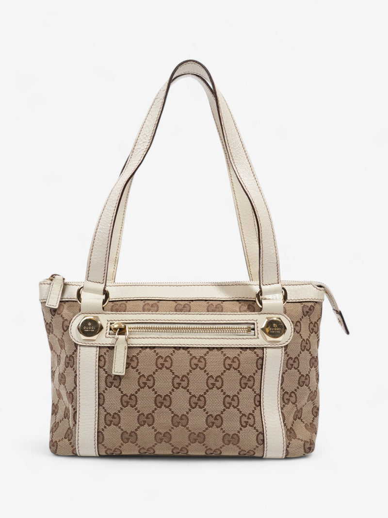  Gucci Charmy GG Supreme / White Canvas