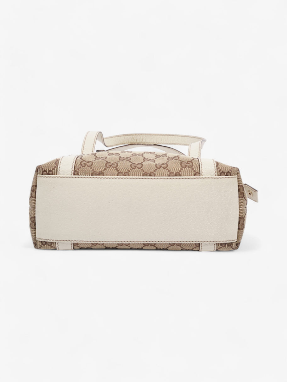 Gucci Charmy GG Supreme / White Canvas Image 6