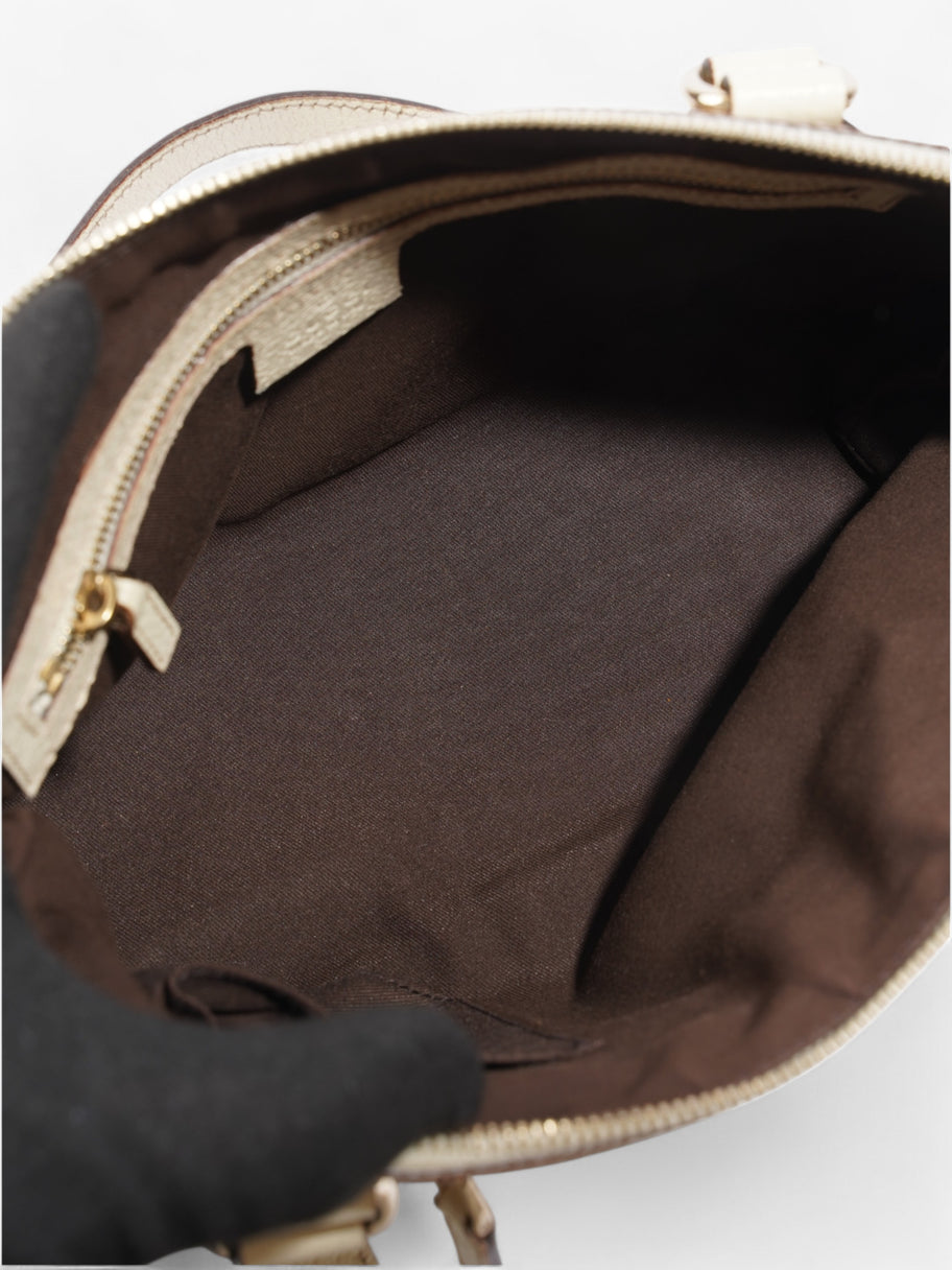 Gucci Charmy GG Supreme / White Canvas Image 8
