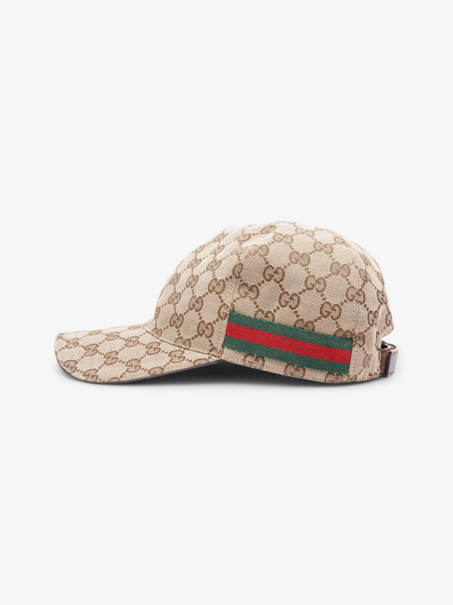 Gucci GG Supreme Hat Beige / Green / Red Canvas Image 2