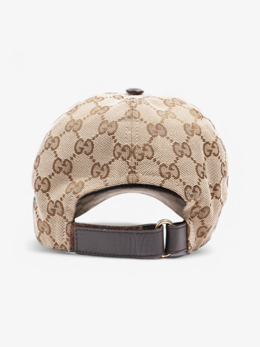 Gucci GG Supreme Hat Beige / Green / Red Canvas Image 3