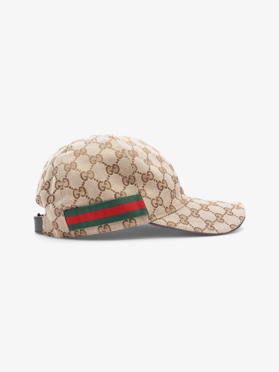 Gucci GG Supreme Hat Beige / Green / Red Canvas Image 4