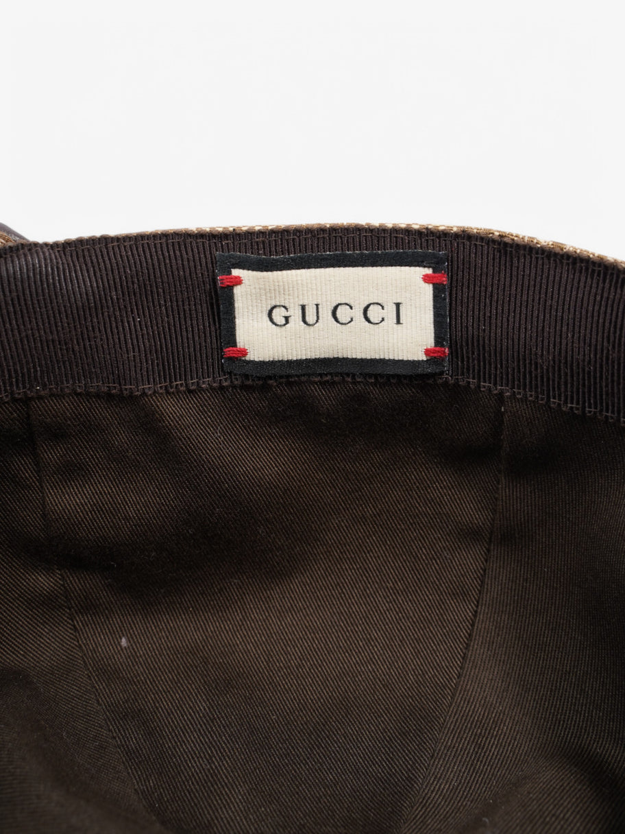 Gucci GG Supreme Hat Beige / Green / Red Canvas Image 6