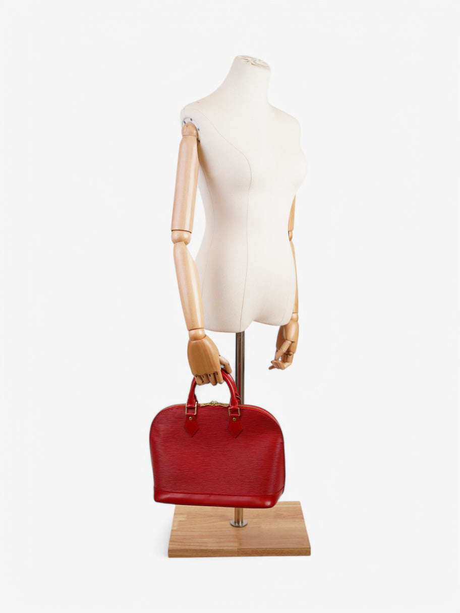 Louis Vuitton Alma Red Epi Leather PM Image 2