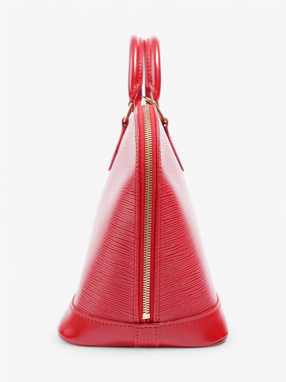 Louis Vuitton Alma Red Epi Leather PM Image 5