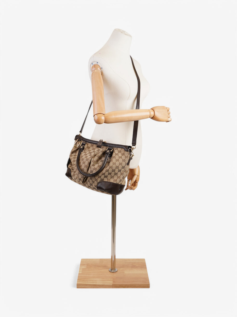 Gucci Sukey 2Way Beige / Brown Canvas Image 2