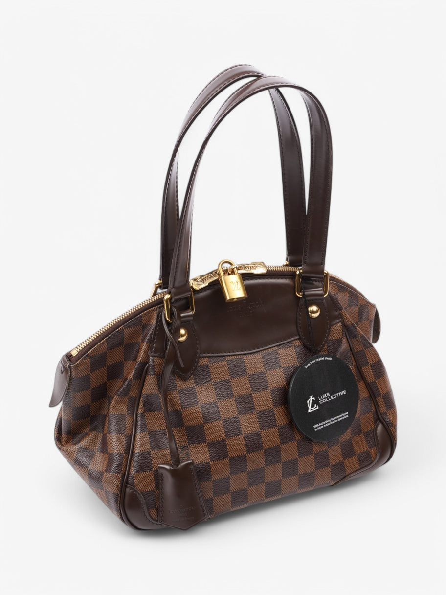 Louis Vuitton Verona Damier Dark Brown Coated Canvas PM Image 8