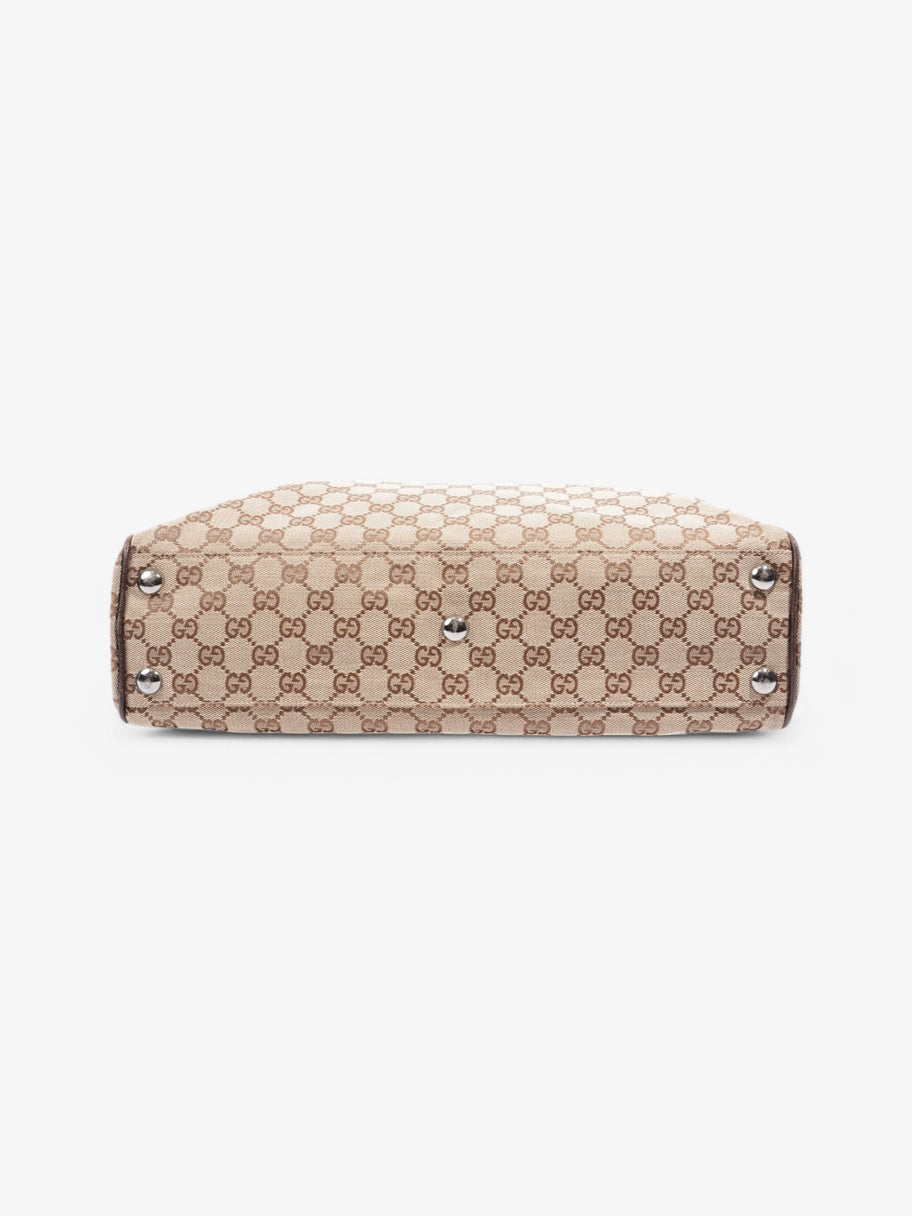 Gucci Shopping Tote Beige / Brown Canvas Image 6