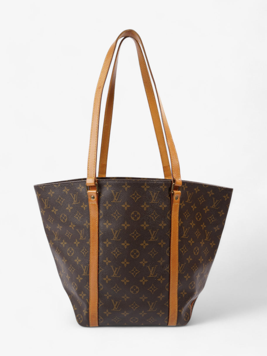 Louis Vuitton Sac Shopping Brown Coated Canvas Image 2