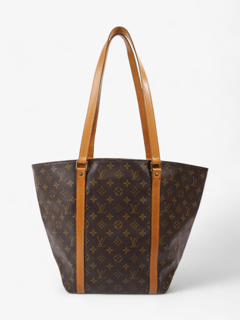 Louis Vuitton Sac Shopping Brown Coated Canvas Image 4