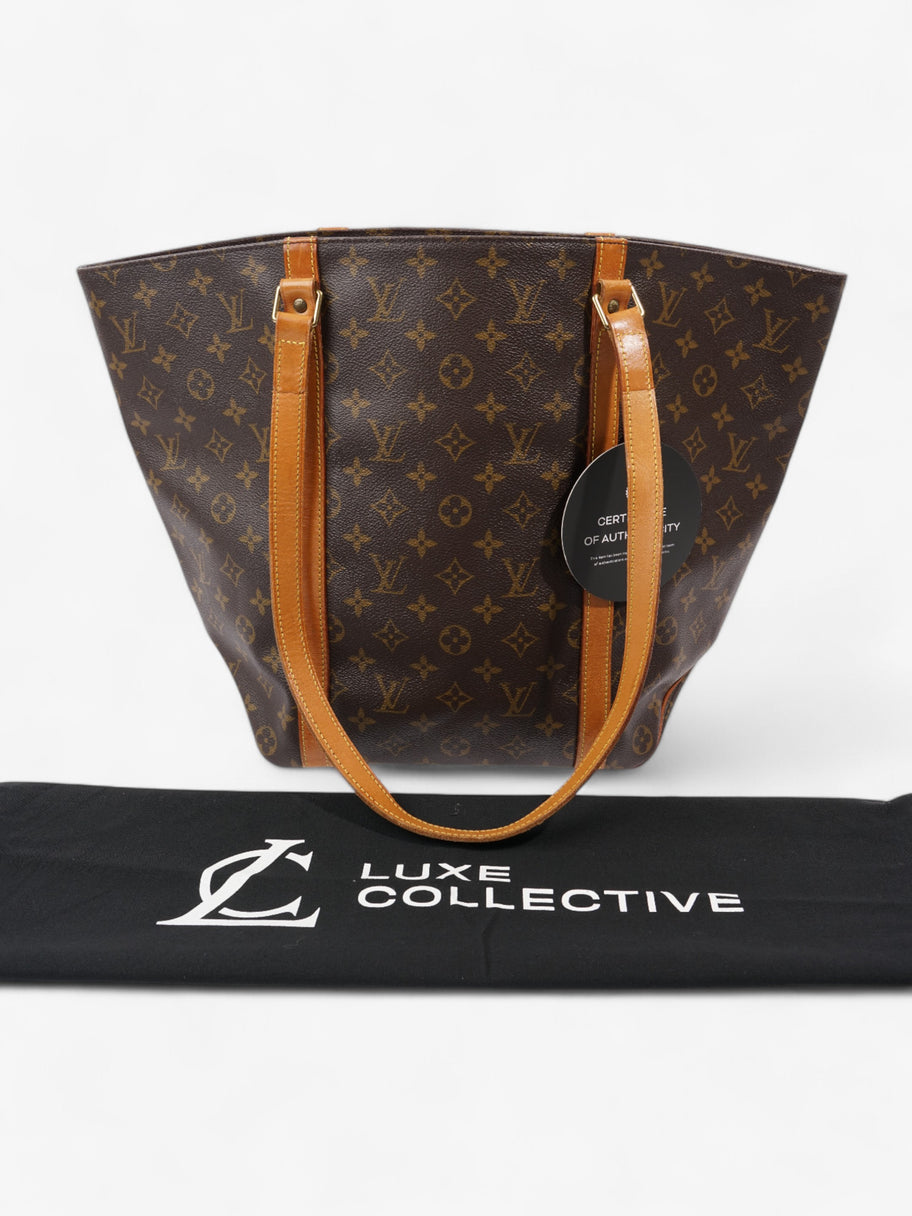 Louis Vuitton Sac Shopping Brown Coated Canvas Image 9