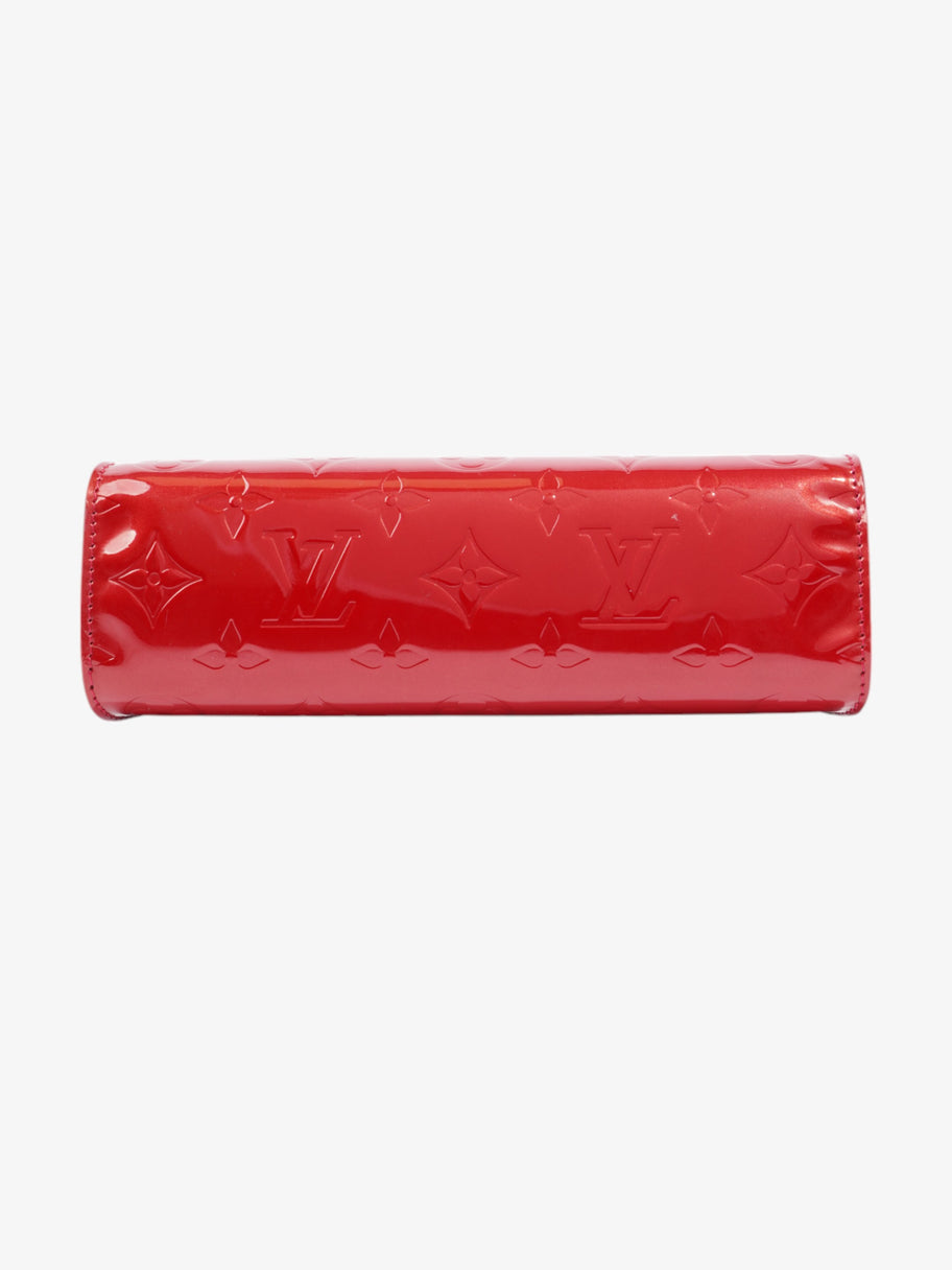 Louis Vuitton Trousse Cosmetic Pouch Monogram Vernis / Red Vernis Leather Image 5