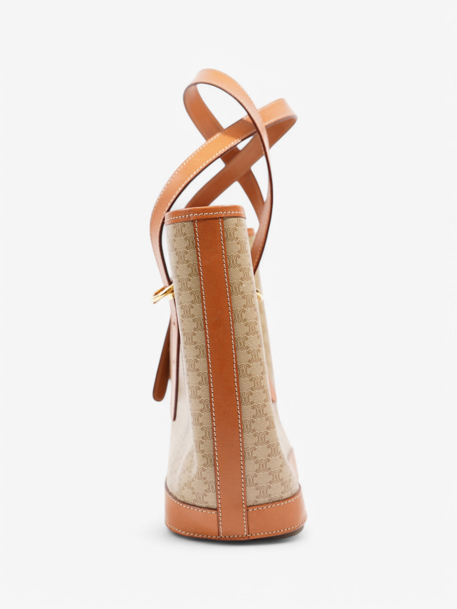 Celine Macadam Tote Bag Beige  / Brown Coated Canvas Image 4